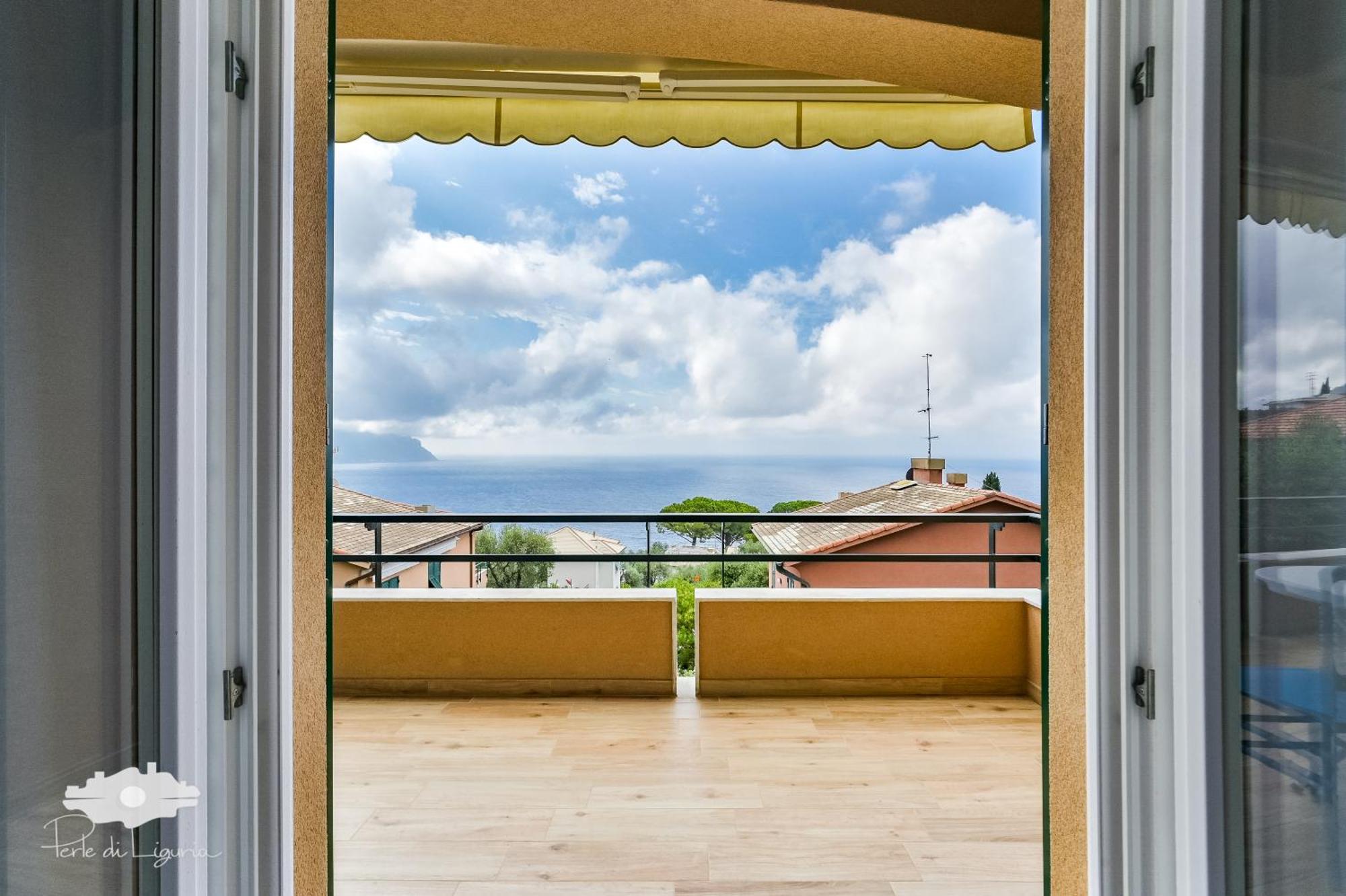 Alba E Tramonto Vila Pieve Ligure Exterior foto